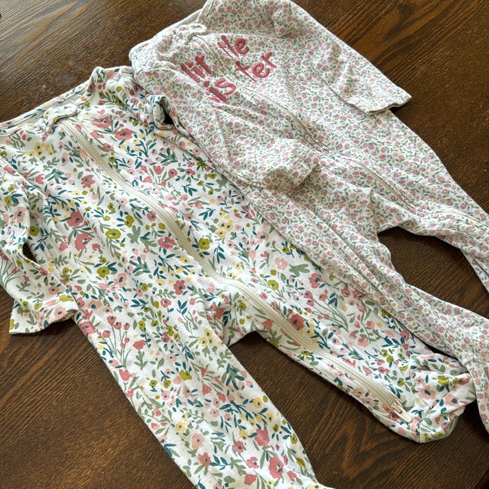 Carters Floral Pajamas